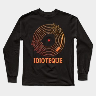 IDIOTEQUE (RADIOHEAD) Long Sleeve T-Shirt